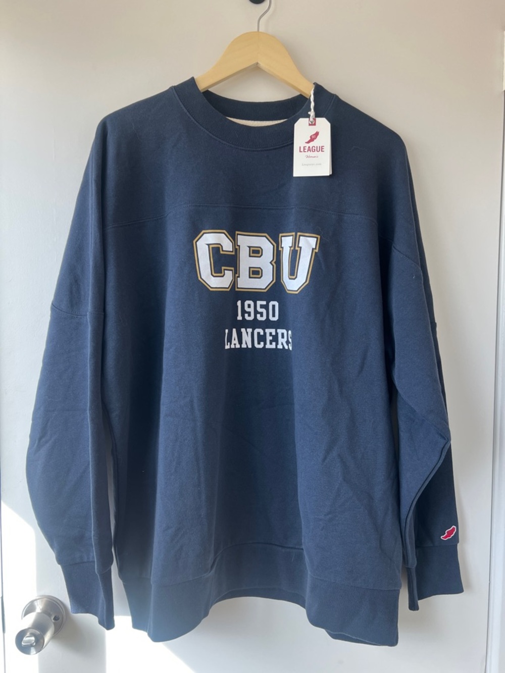 League Navy CBU 1950 Lancers Crewneck Sweatshirt